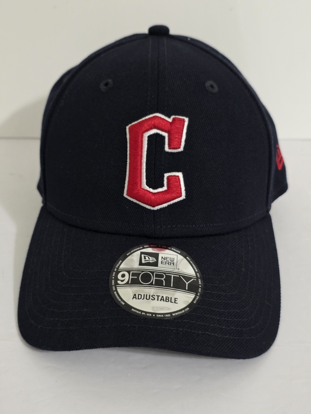 New Era Navy Cap with Red 'C' Patch